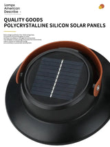 Solar High Power LED Camping Light 3 Modes Rechargeable Portable Lanterns Outdoor Emergency BBQ Waterproof Tent Lighting Lamp - Lootquake