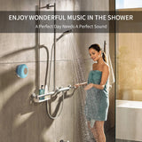 Enceinte Bluetooth portable sans fil, étanche IPX4, idéale pour les sports de plein air, la salle de bain, avec grande ventouse, mini enceinte stéréo