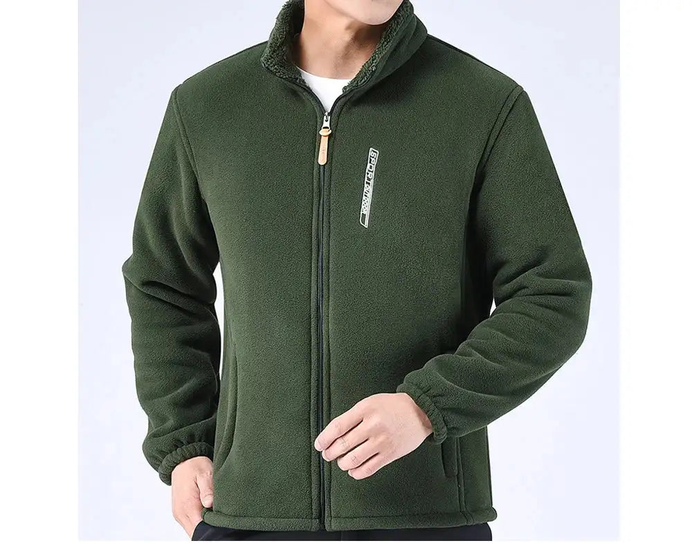 DIMUSI Winter Men's Polartec Jackets Casual Male Outwear Velvet Windbreaker Jackets Mens Soft Fleece Warm Jackets Brand Clothing - Lootquake