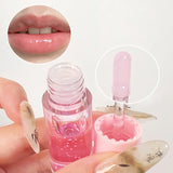 Aceite de esencia labial con vitamina C Aceite labial Líquido labial hidratante Prebase hidratante Mejora las líneas de los labios y elimina la piel muerta