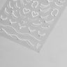 Luxury Crystal Diamond Nail Stickers Classic White Elegant French Pearl Lines Self Adhesive Nail Decorations Stickers DIY Decals