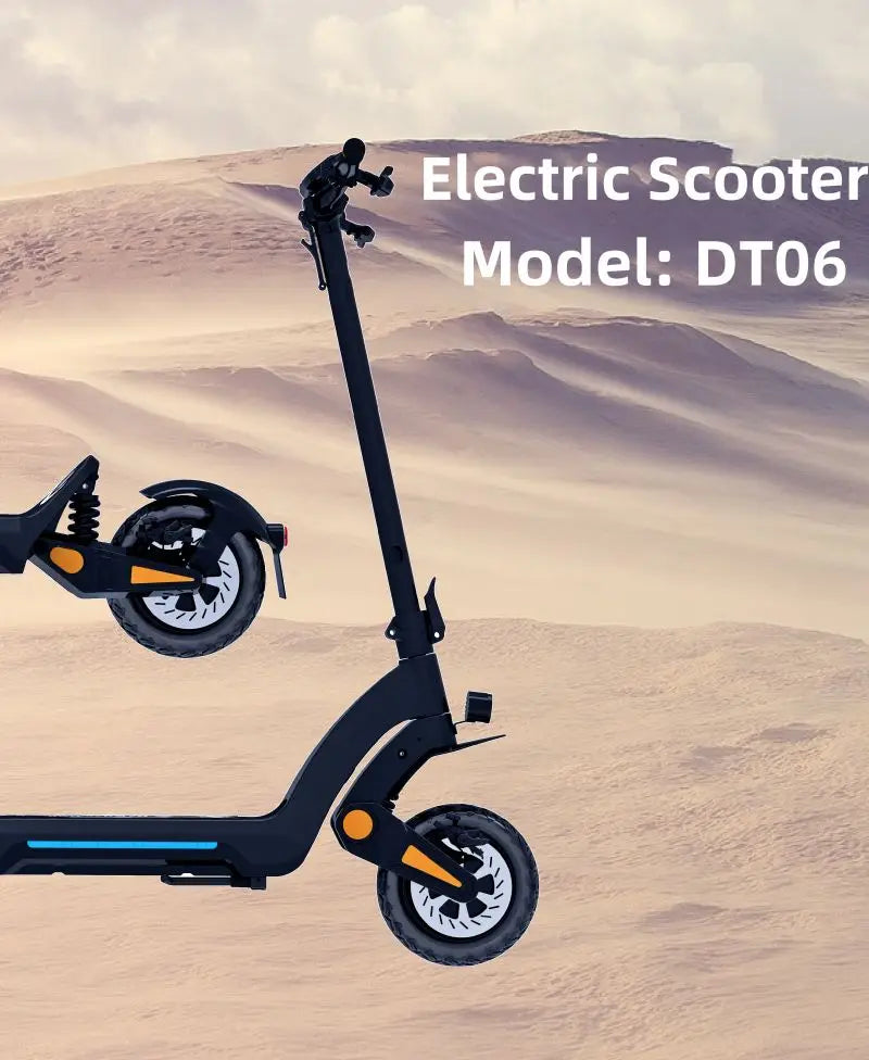 Trottinette électrique pliable pour adulte Drive Tron DT06, moteur 1200 W x 2, 60 V 23,4 Ah, trottinette électrique de montagne