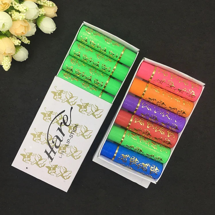 Juego de 6 labiales resistentes al agua, sexys, mate, aterciopelados, de larga duración, hidratantes y que cambian de color.