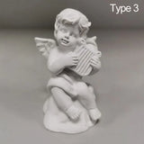 Crafts Desktop Ornament Drawing Practice Greek Mythology Statue Mini Cupid Figurines Plaster Sculpture Angel Gypsum Portraits