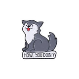 Cartoon Animal Enamel Pins: Be Kind to Otters, Toad, Dog, Turtle, Fox Lapel Badge Gift