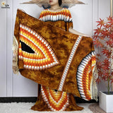 2024 Latest Muslim Sets Women Clothing Cotton Floral Loose Dashiki Long Dress African Abaya Dubai Traditional Islamic Clothing