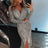 Elegant Women Evening Party Dress Shiny Sequin Deep V-Neck Nightclub Formal Dress Bodycon Irregular Hem Long Dress For Wedding - Lootquake