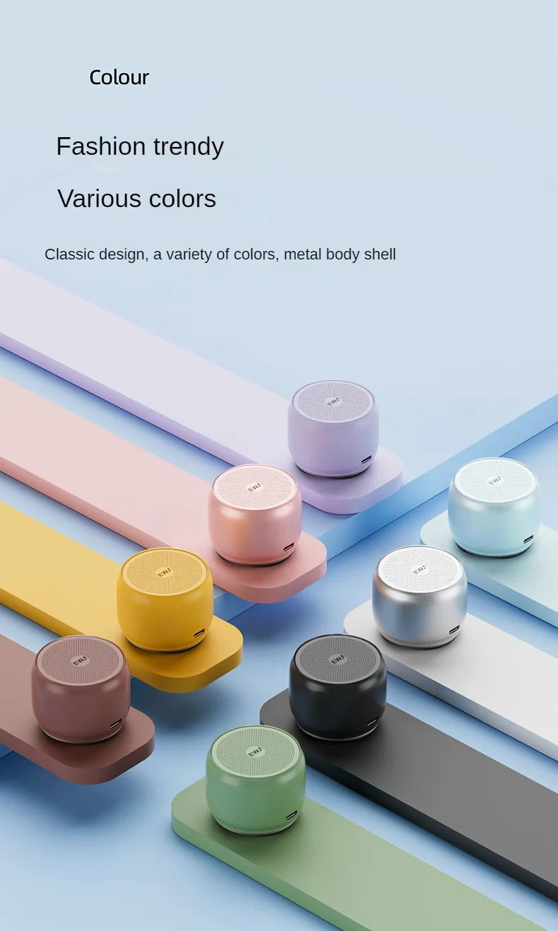 EWA A126 Bluetooth Speaker Mini Portable Aluminum Alloy Heavy Bass High Sound Quality Large Volume Indoor And Outdoor Speakers