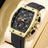 2025 New VA VA VOOM Top Brand Men Watches Luxury Square Sports Quartz Watch Waterproof Multifunctional Chronograph Watch for Men - Lootquake