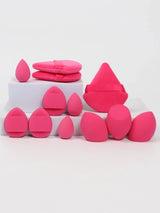 12 Piece All Purpose Makeup Sponge Set with Loose Powder Puffs Mini Air Cushion Puffs Beauty Eggs and Mini Beauty Sponges