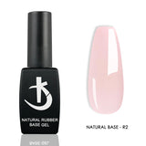 Milky White Rubber Base Gel Polish Nude Pink Base for Gel Varnish Semipermanent Natural Color Gellac Nails Art uv led Enamel Lak
