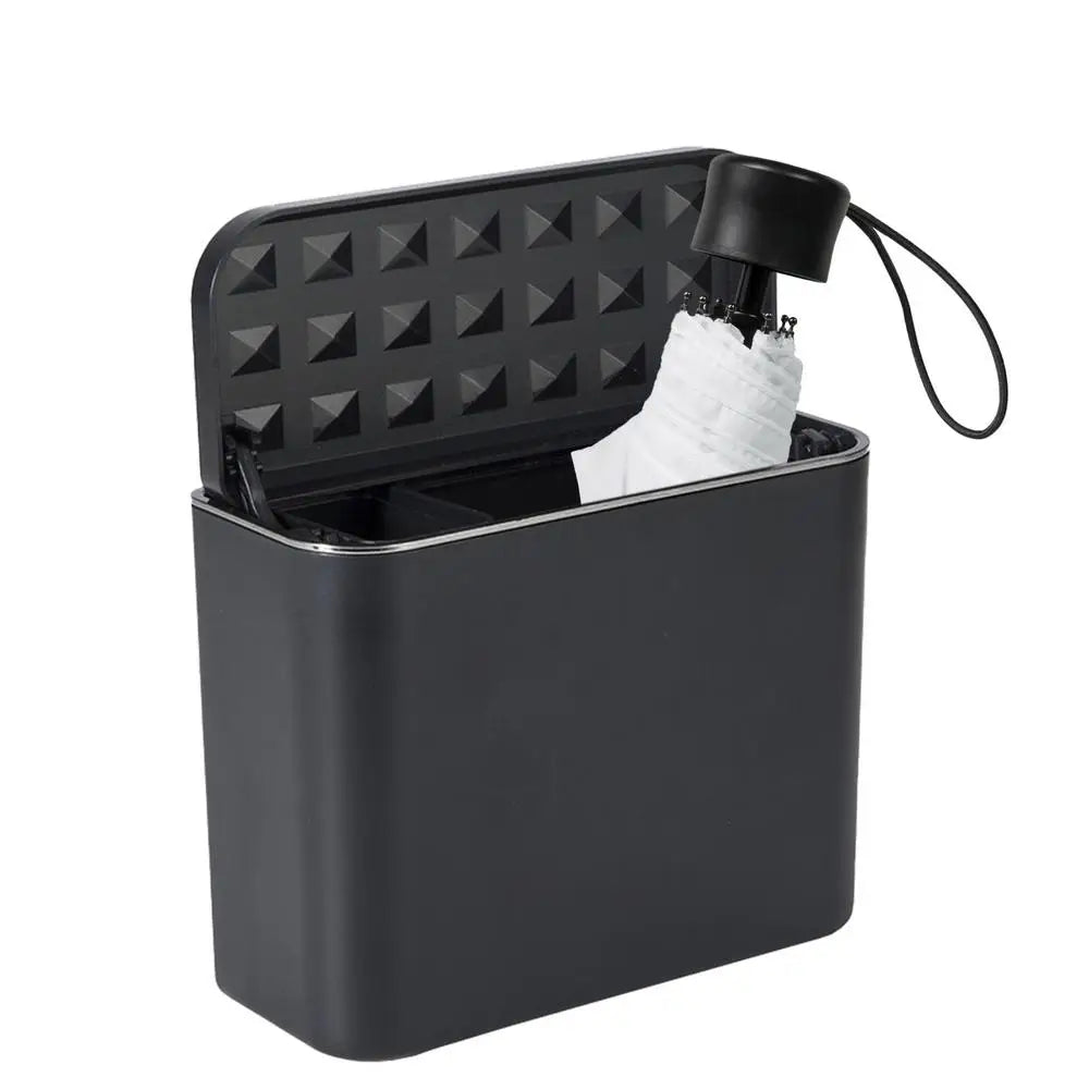 Trash Can For Cars Car Organizer Car Trash Can Multipurpose Storage Container Auto Dustbin Leak-Proof Car Garbage Bin Trash Bin