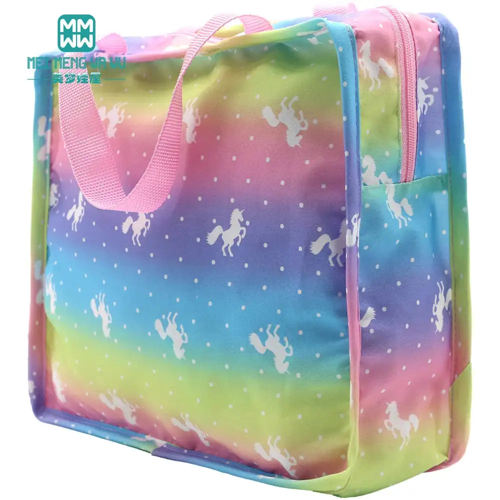 For 15-18 Inch American Doll Toys Newborn Doll Fashion Backpack, Safety Seat, Blanket, Sleeping Bag, Gift for Girls - Lootquake