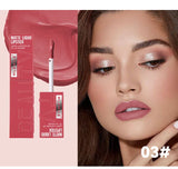 Rouge à lèvres liquide mat 6 couleurs, longue tenue, teinte antiadhésive, brillant à lèvres nude, waterproof, maquillage