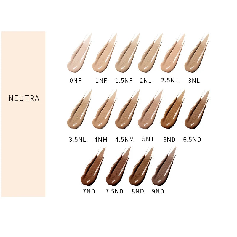 Face Foundation Makeup Base Cream Mineral Full Coverage Concealer No Cracking No Drying Waterproof Face Corrector