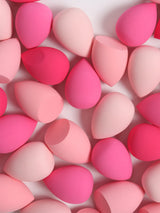 30 Beauty Eggs (Esponjas de Maquillaje) Esponja de Belleza Mixta para Base de Maquillaje, Líquida, en Crema y en Polvo Sin Impurezas, Multicolor C