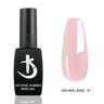 Milky White Rubber Base Gel Polish Nude Pink Base for Gel Varnish Semipermanent Natural Color Gellac Nails Art uv led Enamel Lak