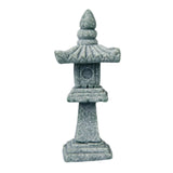 Chinese Pagoda Statue Miniature Sandstone Sculpture Asian Decor for Outdoor Car  Landscape Decor