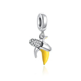 Dije de plata de ley 925 con forma de café, vino tinto, cafetera, copa de champán, compatible con pulseras colgantes originales, joyería DIY para mujer.
