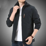 Outdoor Waterproof Jacket Men Breathable Quick Dry Hooded Jacket Coat Windbreaker Jacket Men Multi-Pockets Summer Windbreaker