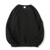 Solid Colors Men's Crewneck Sweatshirt,Cotton-blend Pullover - Lootquake