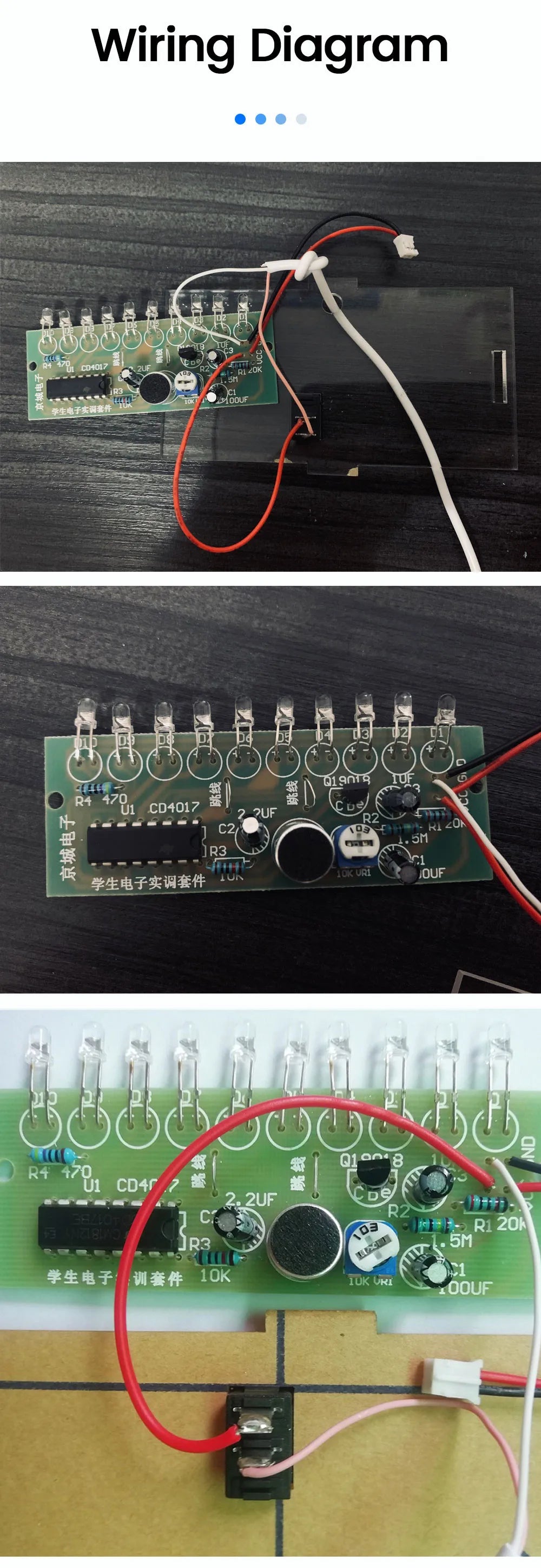 Kit de altavoz Bluetooth para bricolaje, electrónica, proyecto de soldadura, práctica de soldadura, ensamblaje, kit electrónico para bricolaje, componente, altavoces de 2 x 3 W