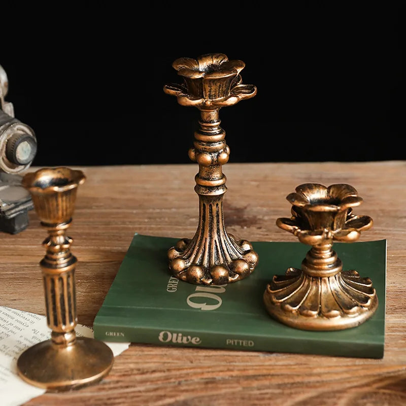 French Classical Aromatherapy Candlestick Decorative Items Shop And Bar Table Decorations European Retro And Nostalgic Props