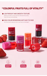 Liquid Lipstick Facial Rouge Big Eye Eyeliner 2-IN-1 Multipurpose Makeup Long-lasting Moisturizing Matte Non-stick Lip Gloss