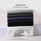 Solid Colors Men's Crewneck Sweatshirt,Cotton-blend Pullover - Lootquake