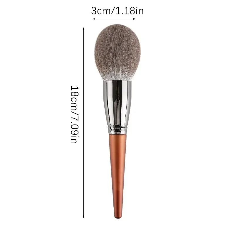 Loose Powder Brush Large Soft Nylon Bristles Round Powder Brushes Foundation Blush Brush Blush & Contour Makeup Cosmetic Brushes