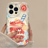 Disney WinniethePooh Strawberry Shortcake Bear Case For iPhone