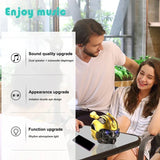 Altavoces Bluetooth Transformers originales Bumblebee Head, altavoces Bluetooth duales, LED, bajos potentes, compatible con TF y radio FM.
