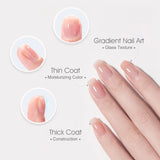 VENALISA 7.5ml Quick Construction Gel Semi Transparent Jelly Color Nail Gel Polish Strengthener Soak Off UV LED Nude Pink Gel