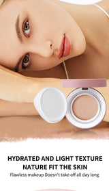 OCHEAL CC Cream Cushion Foundation Cream Corrector hidratante de larga duración Base BB Cream para maquillaje facial Corrector