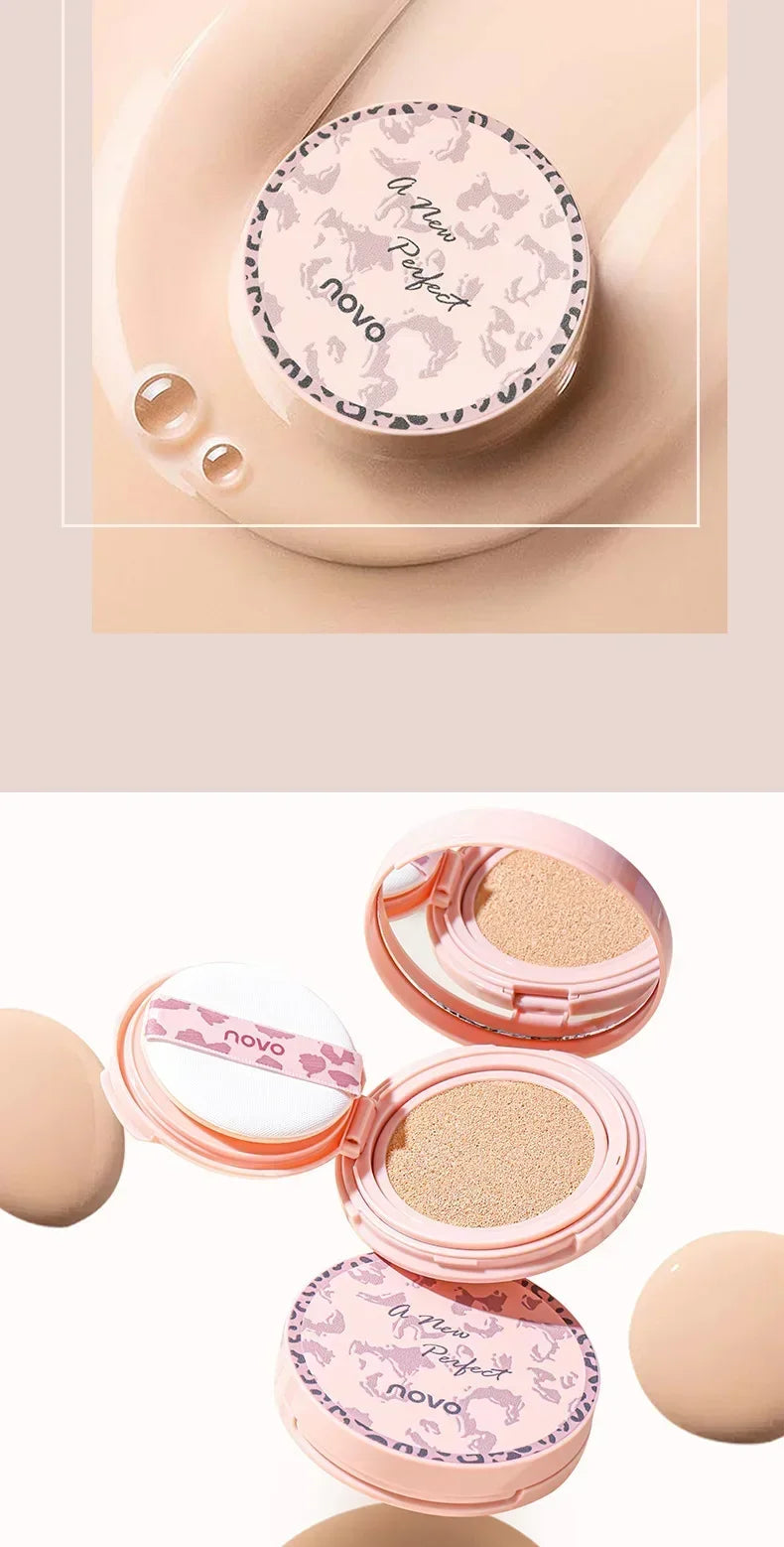 Crema CC hidratante con cojín de aire, crema BB blanqueadora con control de grasa, maquillaje de larga duración, resistente al agua, base hidratante natural.