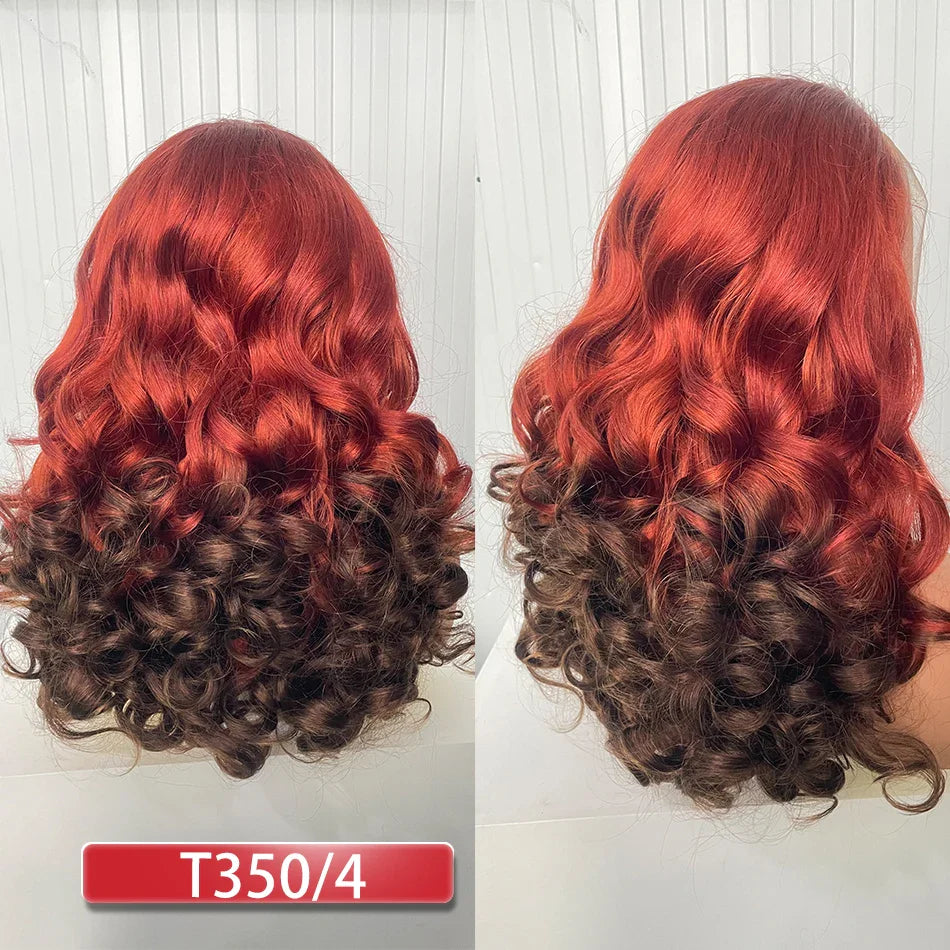 100% Human Hair | Highlight | Ombre | Double Drawn | Brazilian | Remy | Bouncy Body Wave | Full Fumi | Bouncy Weave | Wavy Hair Lace Wigs
