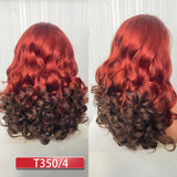 100% Human Hair | Highlight | Ombre | Double Drawn | Brazilian | Remy | Bouncy Body Wave | Full Fumi | Bouncy Weave | Wavy Hair Lace Wigs