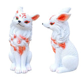 Artesanías de resina, pequeña estatua, linda escultura de animal simulado, arte, exquisito adorno de escritorio para césped.