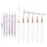 7/9/11/15/25MM Nail Liner Brush Set UV Gel Nail Brushes Kits 5pcs French Stripe Line Painting Drawing Flower Pen Manicure Tools