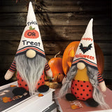 New Halloween Decorations Halloween Gnomes - Handmade Gnomes Plush Decor With Bat Pumpkin, Home Dinning Table Gnome Ornament