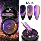 8ml Super Shine Silver Metal Painting Gel Nail Polish High-density Mirror Effect Semi Permanant Nail Art Manicure Varnish