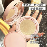 Crema CC hidratante con cojín de aire, crema BB blanqueadora con control de grasa, maquillaje de larga duración, resistente al agua, base hidratante natural.