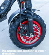 Patinete eléctrico grande K14 de 10000 W con motor dual, 72 V, 40 Ah, neumáticos todoterreno de 14 pulgadas, velocidad máxima de 90 a 120 km/h, freno hidráulico.