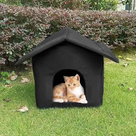 Waterproof Outdoor Pet House Thickened Cat Nest Tent Cabin Pet Bed Tent Shelter Cat Kennel Portable Travel Nest Pet Home - Lootquake