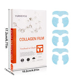 Collagen Film Water Soluble Moisturizer Essence Patch Collagen Soluble Mask Skin Care Product: 3PCS