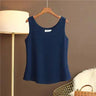 Blusa de gasa holgada sin mangas para mujer, blusa de marca de moda de verano 2024, original, nueva llegada