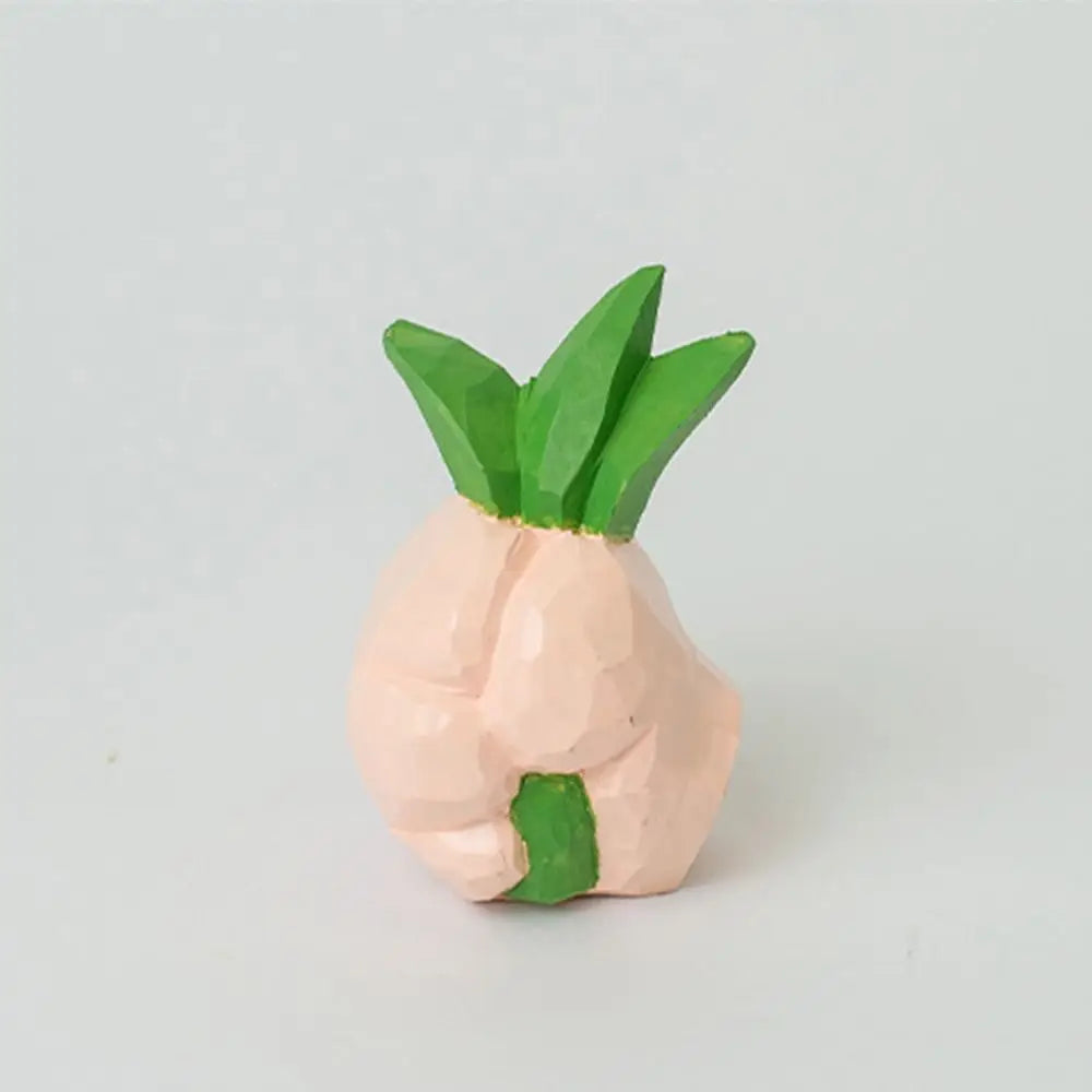 Home Decor Funny Grass Hand Statue Exquisite Artistic Holding Grass Sculpture Resin Hand Table Decor Unique Gift