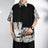 M-5XL Plus Size Mens Short Sleeve Shirt Chinese Traditional Tai Chi Kung Fu Mandarin Collar Frog-Button Clothes Summer Tops Man - Lootquake