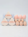 12 Piece All Purpose Makeup Sponge Set with Loose Powder Puffs Mini Air Cushion Puffs Beauty Eggs and Mini Beauty Sponges