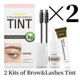Kit de tinte para pestañas ICONSIGN para cejas, resistente al agua, 15 minutos de duración, para realzar las cejas y mantener el maquillaje de larga duración.